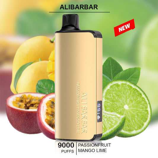 AliBarBar Ingot 9000 - Passionfruit Mango Lime SW Clouds Australia