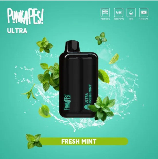 Punkapes Ultra 4000 - Fresh Mint (NEW) SW Clouds Australia