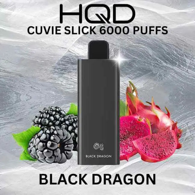 HQD Cuvie Slick 6000 - Black Dragon (Blackberry Dragonfruit) - SW Clouds Australia 32.99