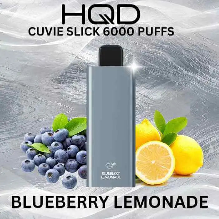 HQD Cuvie Slick 6000 - Blueberry Lemonade - SW Clouds Australia 32.99