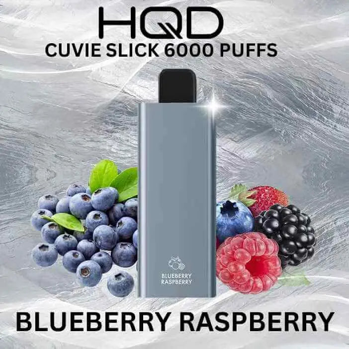 HQD Cuvie Slick 6000 - Blueberry Raspberry - SW Clouds Australia 32.99