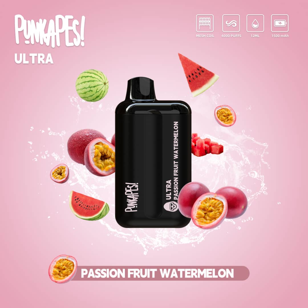 Punkapes Ultra 4000 - Passionfruit Watermelon SW Clouds Australia