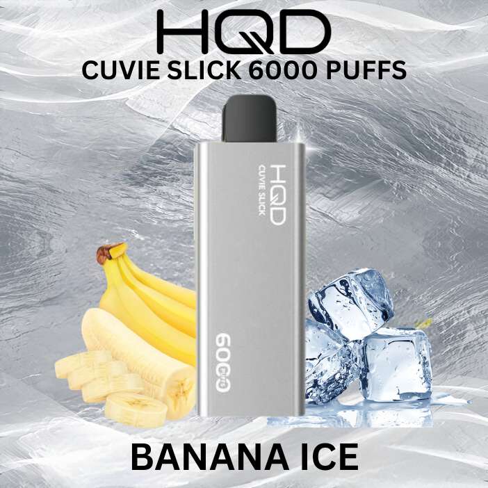 HQD Cuvie Slick 6000 - Banana Ice SW Clouds Australia