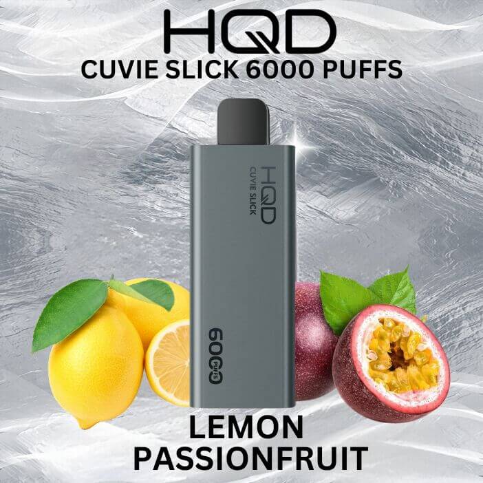 HQD Cuvie Slick 6000 -  Lemon Passionfruit SW Clouds Australia