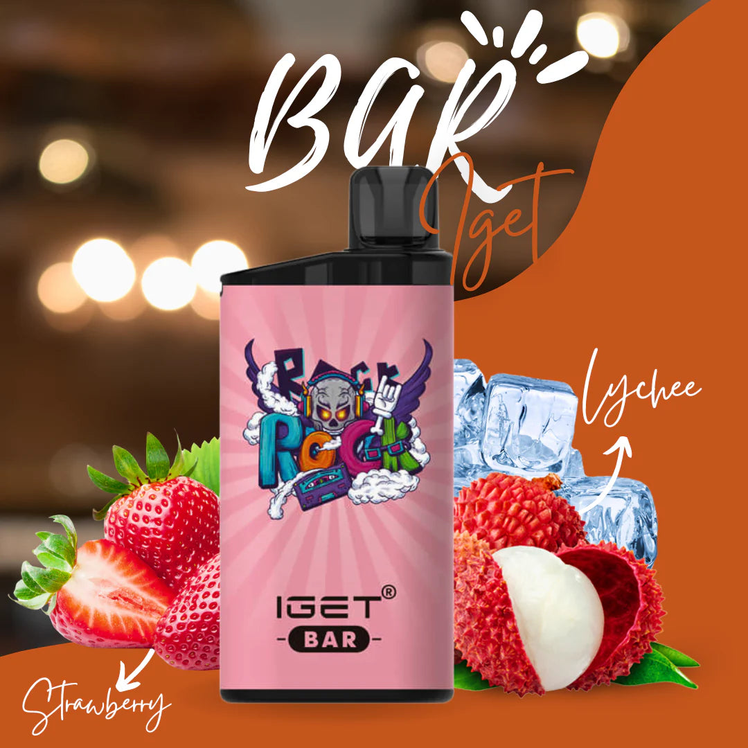 iGet Bar 3500 - Strawberry Lychee Ice (NEW) SW Clouds Australia