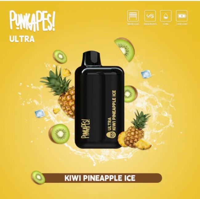 Punkapes Ultra 4000 - Kiwi Pineapple Ice SW Clouds Australia