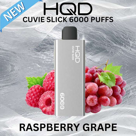 HQD Cuvie Slick 6000 -  Raspberry Grape SW Clouds Australia